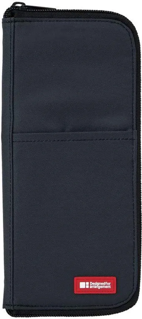 Trousse de bureau noire discrète pour sacoche d'ordinateur et voyage