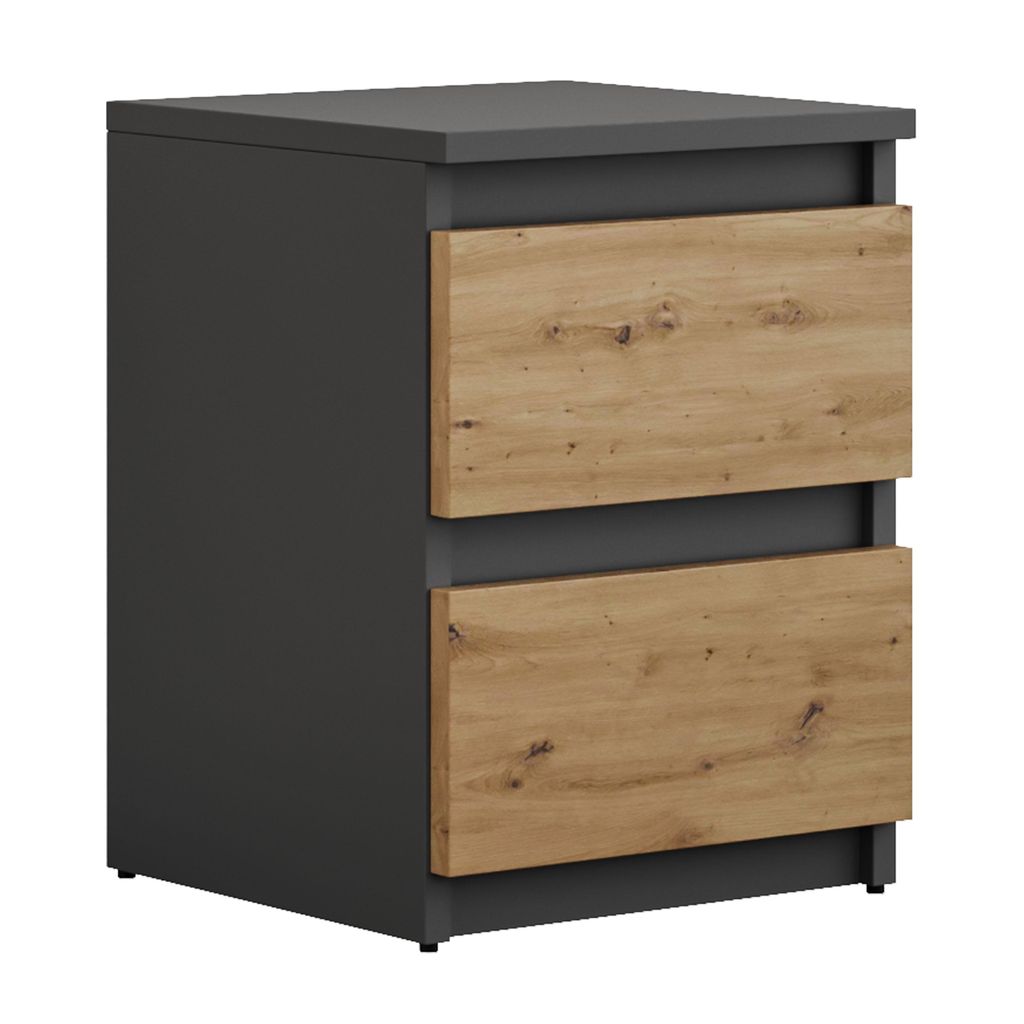 Nachttisch HANA M2,Artisan Eiche / Anthrazit