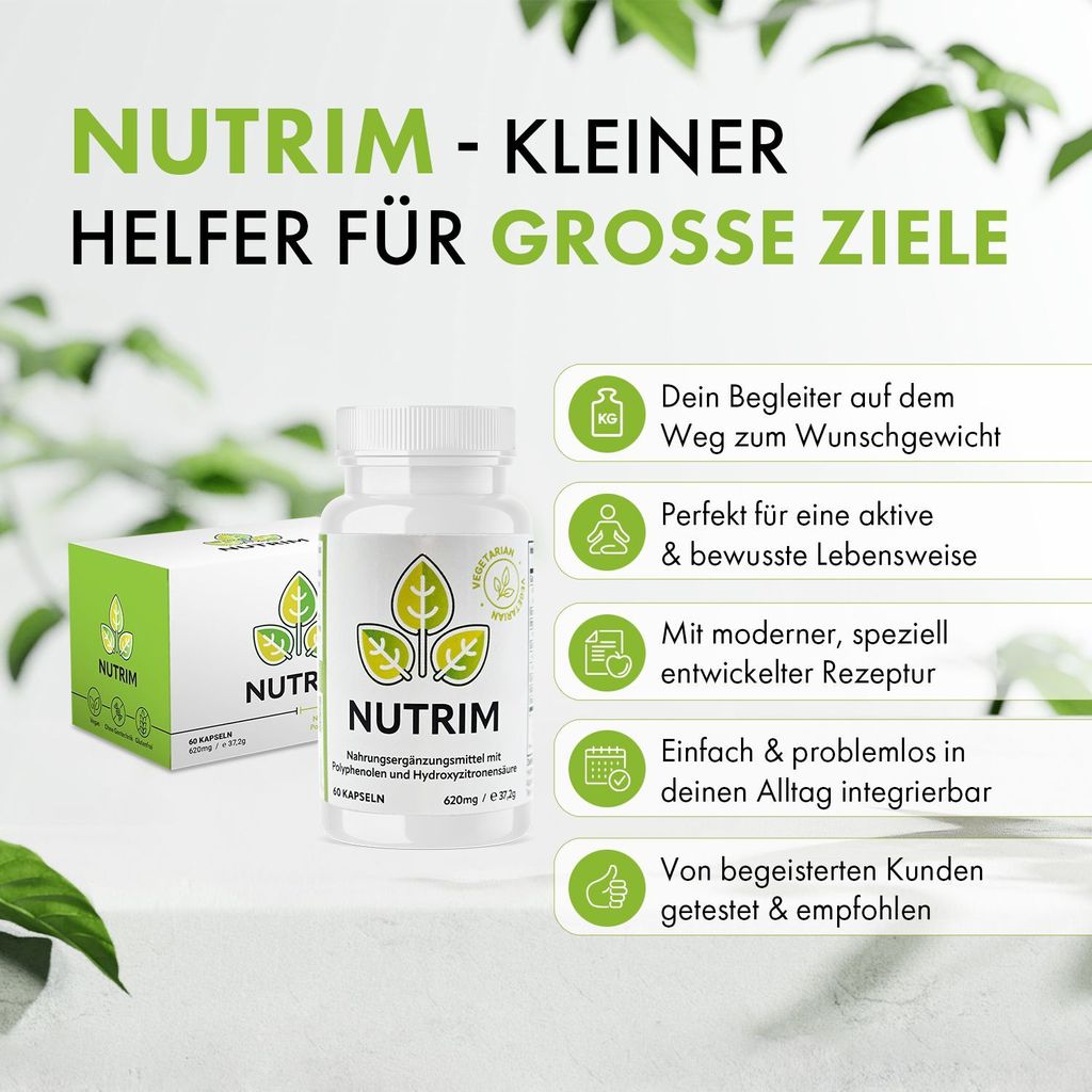 Nutrim SET 2 x 60 vegane Kapseln mit Knotentang, Ingwer, Produktbild 2