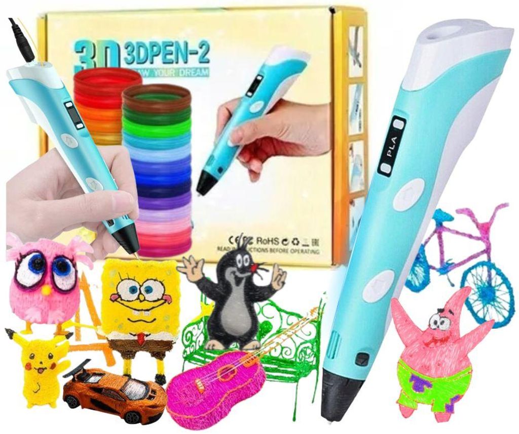3D Stift Set für Kinder 3D Pen Druckstift Filament Produktbild 