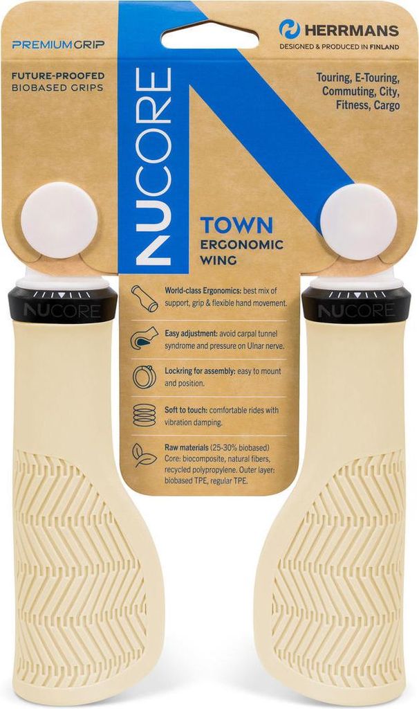 Herrmans Nucore Town Wave Griffe Beige 130 mm Beige 130 mm Produktbild 