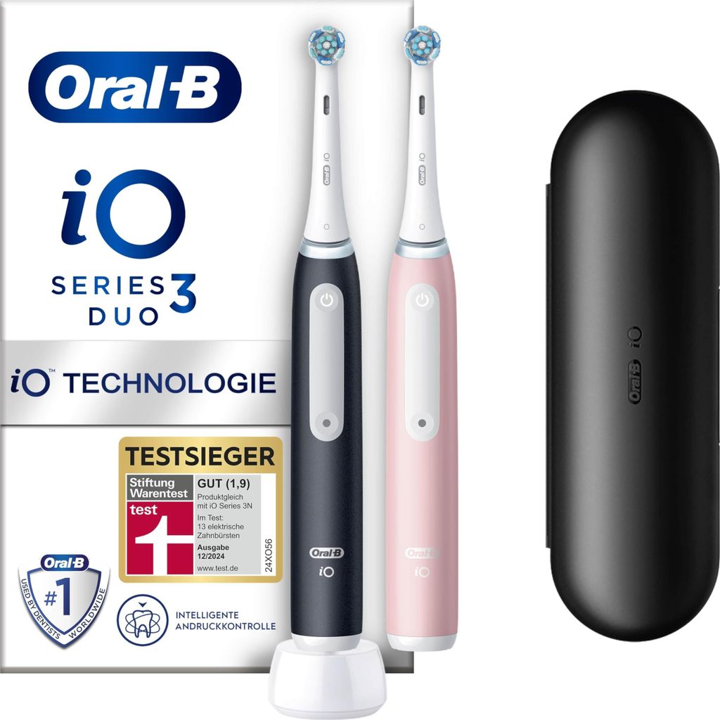 Oral-B iO3 Duo, Dospělý, Vibrační kartáček, Denní péče, Obrázek produktu 