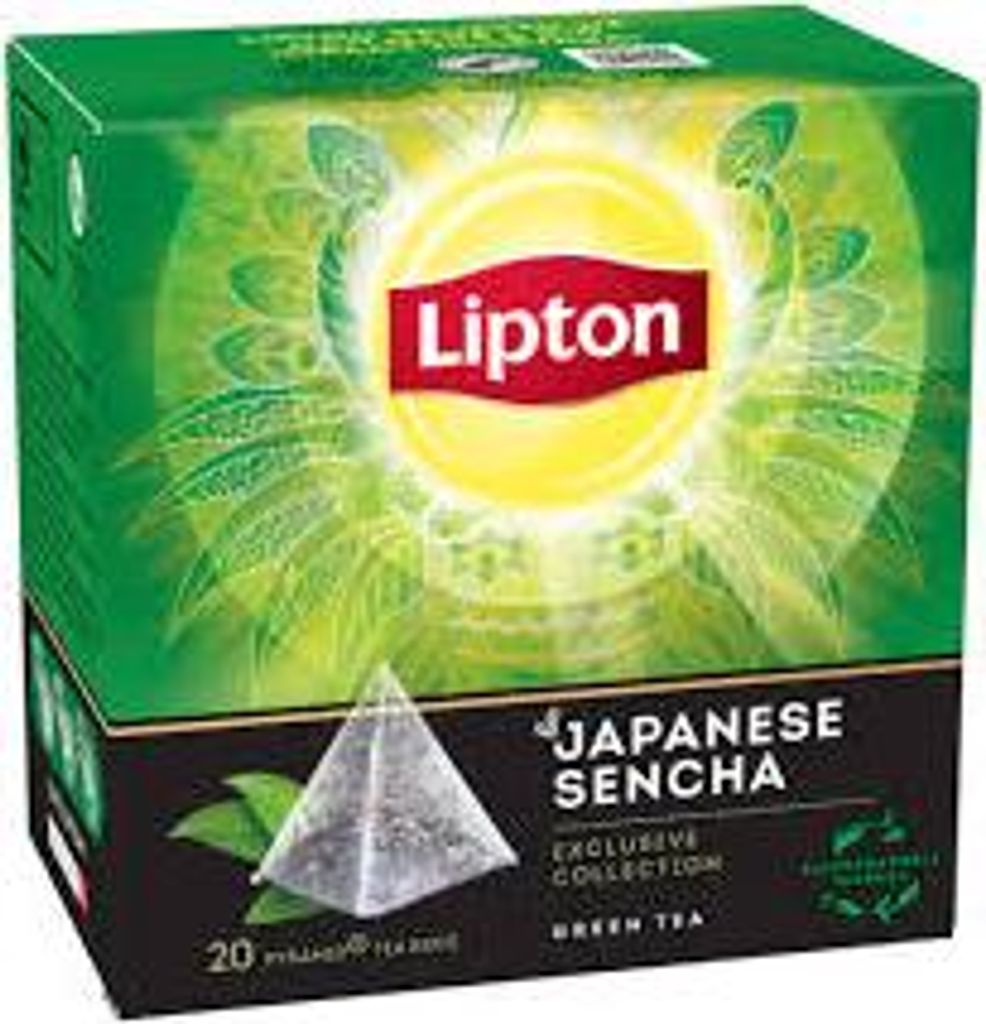 Lipton Japanese Sencha tè verde 20 piramidi Immagine del prodotto 