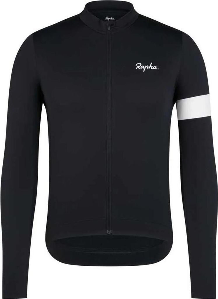 Rapha Core Thermal Langarm-trikot Schwarz S Herren Schwarz S