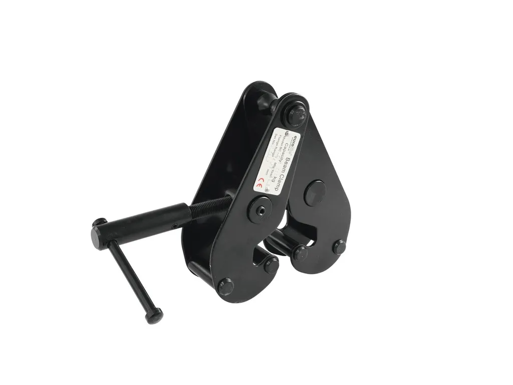 Pince de poutre 1000 kg EUROLITE noire pour levage et scène 5801108W