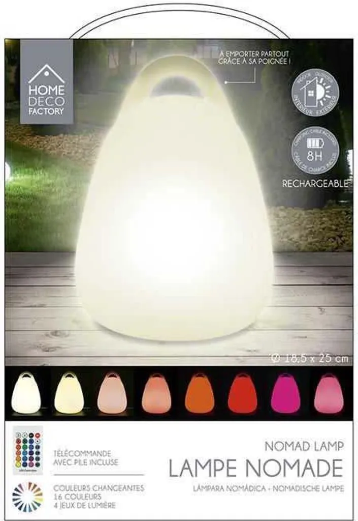 Lampe Extérieure avec Poignée et Télécommande sans fil - Modèle L200