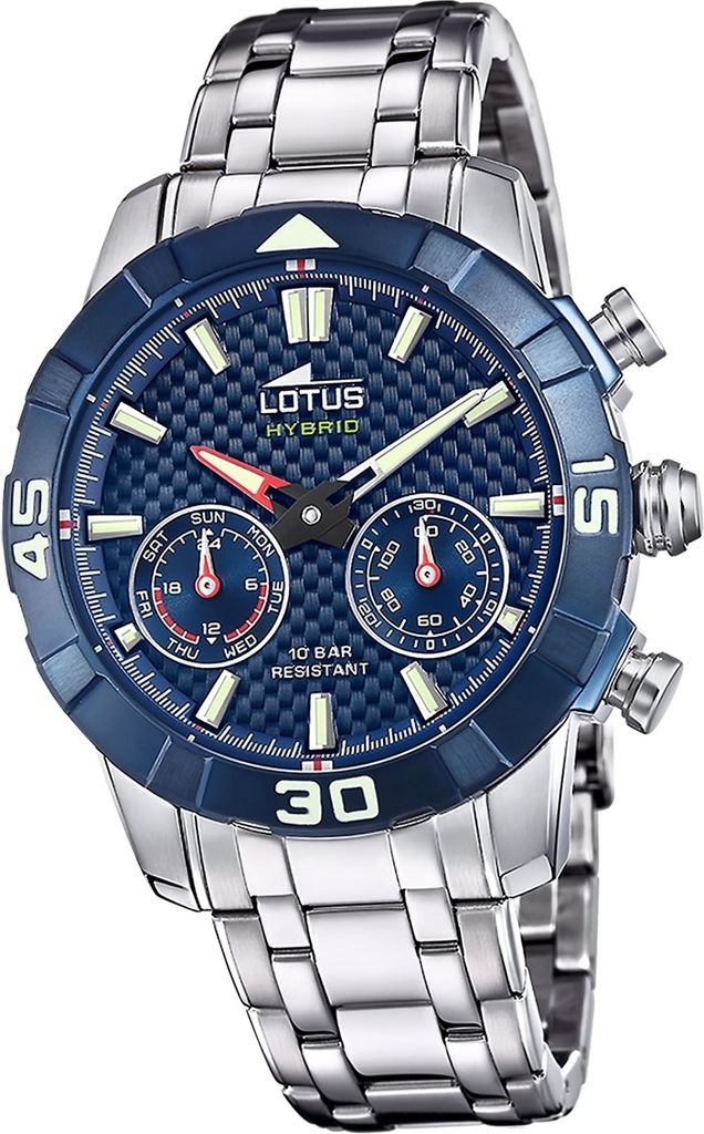 Lotus Edelstahl Herren Uhr Armbanduhr silber Sport Elegant Classic D2UL18810/3