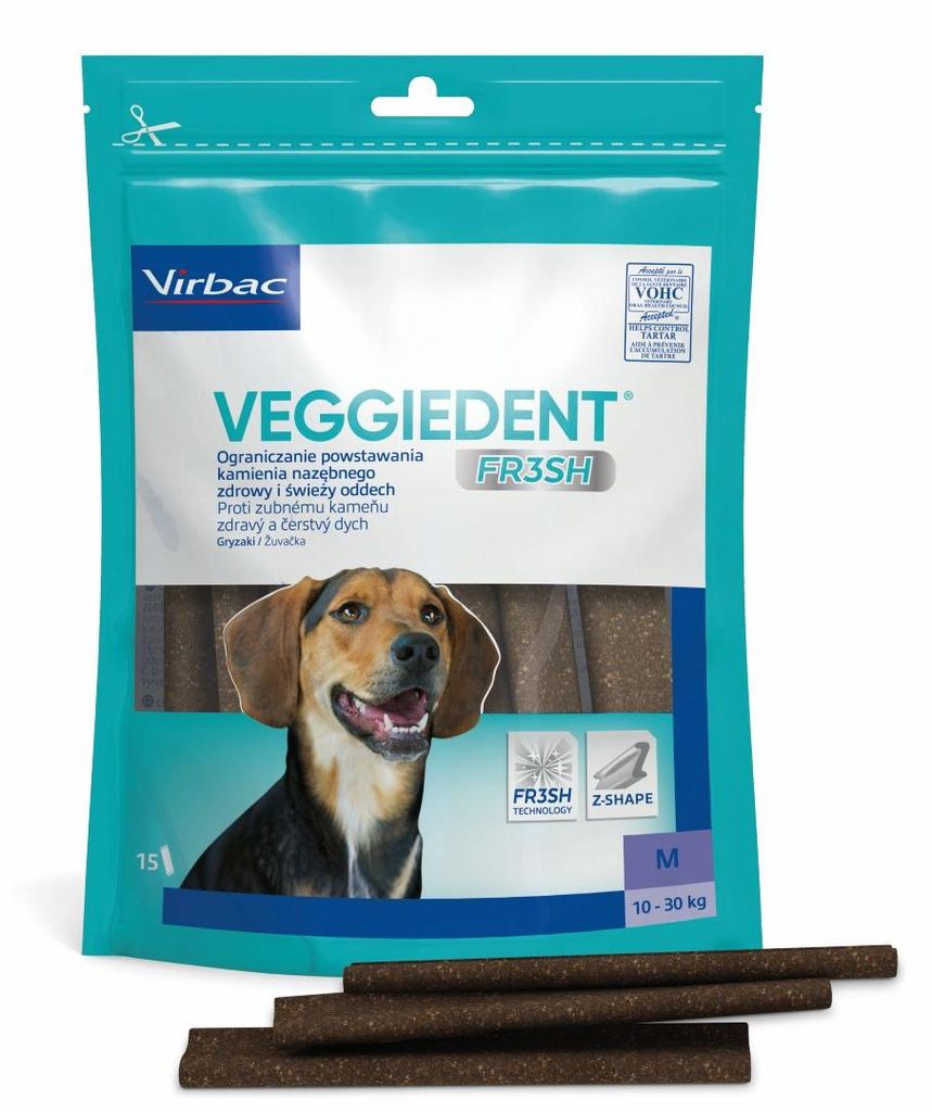 VIBRAC Veggiedent Fresh M - leckerli für hunde - 352 5g Produktbild 
