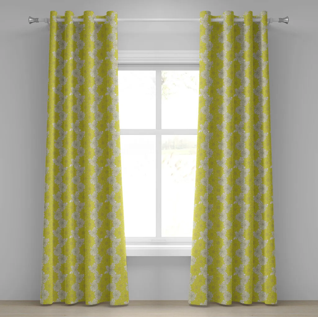 Tenda ABAKUHAUS Fiori Gialli 280x245 cm: Arredo Giardino Estivo