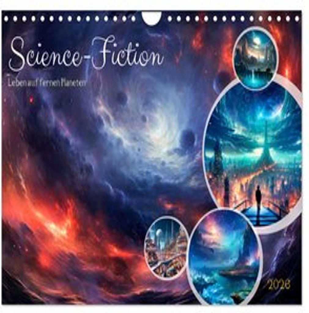 SCIENCE-FICTION Leben auf fernen Planeten (Wandkalender 2026 DIN A4 quer), CALVENDO Monatskalender