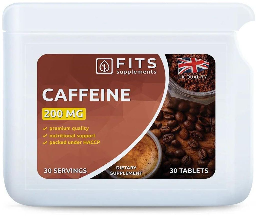 Koffein 200 mg, 30 Tabletten Produktbild 