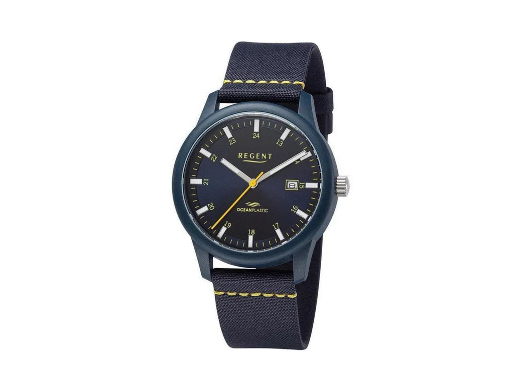 Montre Bracelet Homme Écoresponsable Regent en Plastique des Océans
