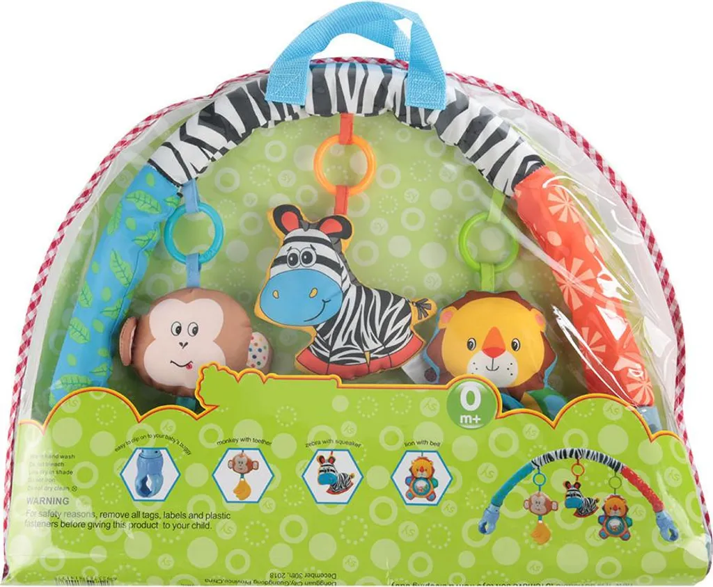 Jouet de poussette suspendu avec hochets, idéal cadeau de Noël bébé