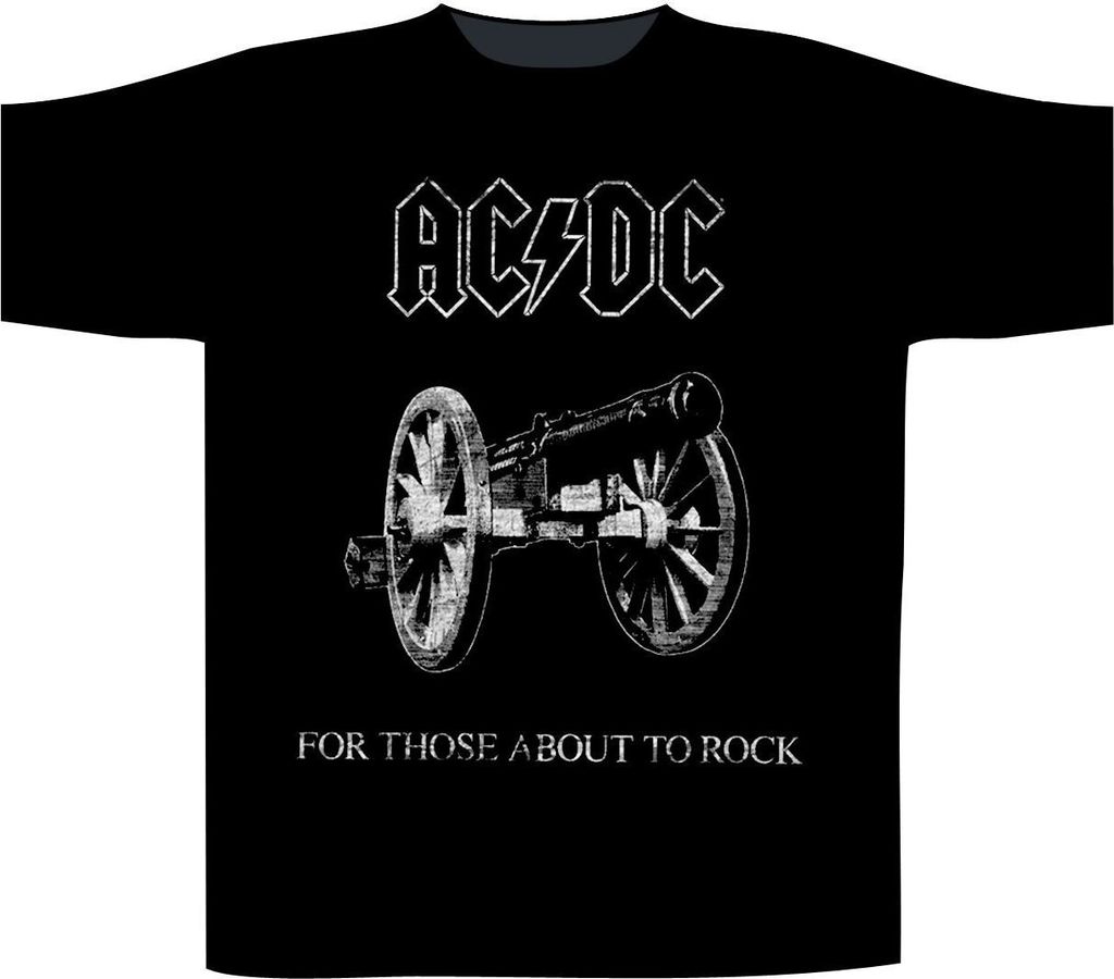 AC/DC About to Rock Black S T-Shirt