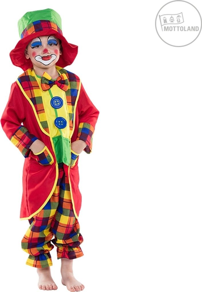 Clown Anzug, Größe:104