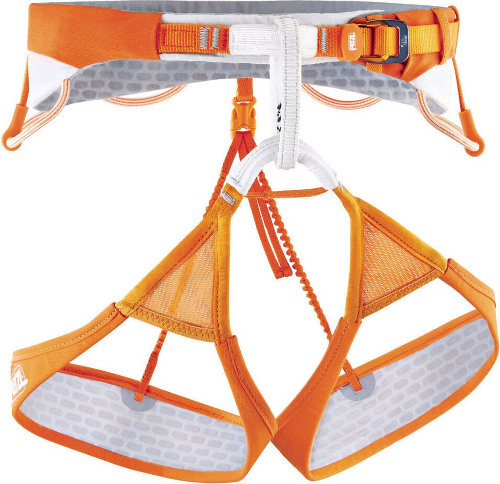 Petzl Sitta Klettergurt Damen und Herren Hüftgurt Orange, Produktbild 