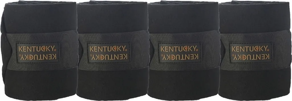 Bende in Pile Kentucky Nere Set 4 Pezzi - Resistenza e Lunga Durata