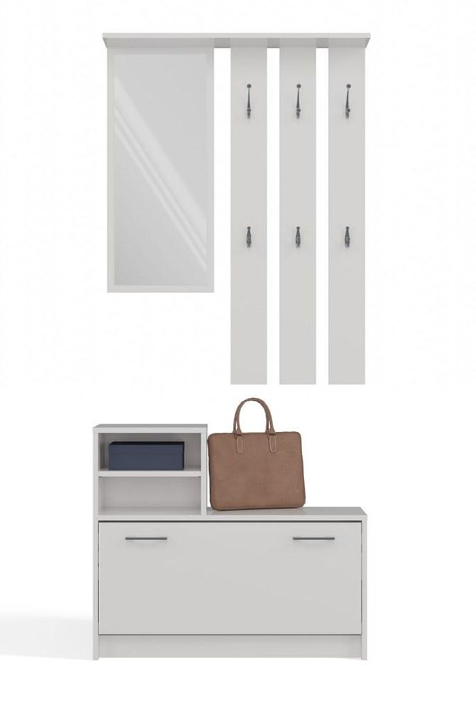 Garderobe VIVA, Weiß