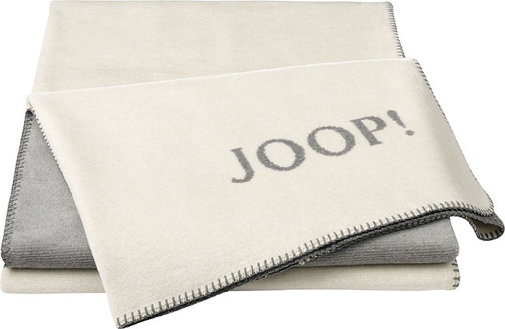 JOOP! Wohndecke Melange Doubleface Natur & Silber – ca. 150 Produktbild 