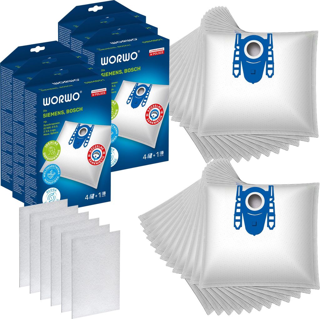 24x Staubsaugerbeutel Bosch G ALL GL30 GL20 TYP G SERIE 2 SERIE 4 SERIE 6
