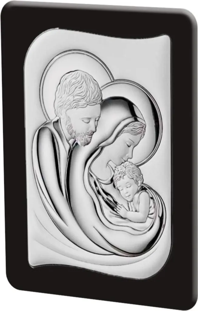 Cadre Religieux Sainte Famille - Décoration Murale Chrétienne 15cm