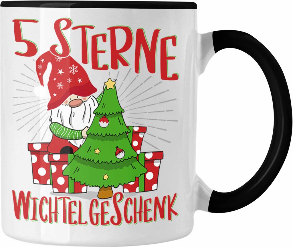 Trendation - Schrott-Wichtelgeschenk für Frauen Kollegen Geschenk Wichteln Weihnachten 5 Sterne Wichtelgeschenk Geschenkidee Schrottwichteln (Schw...