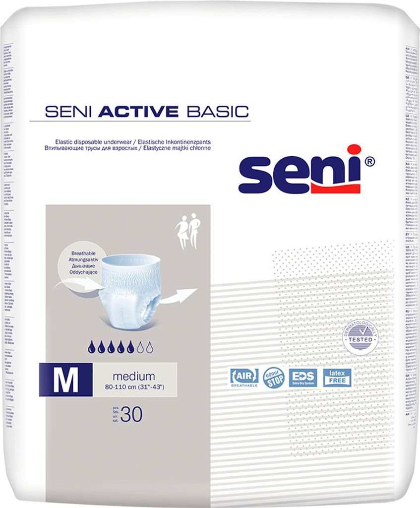 Seni Active Basic Inkontinenzpants M 3X30 St Produktbild 