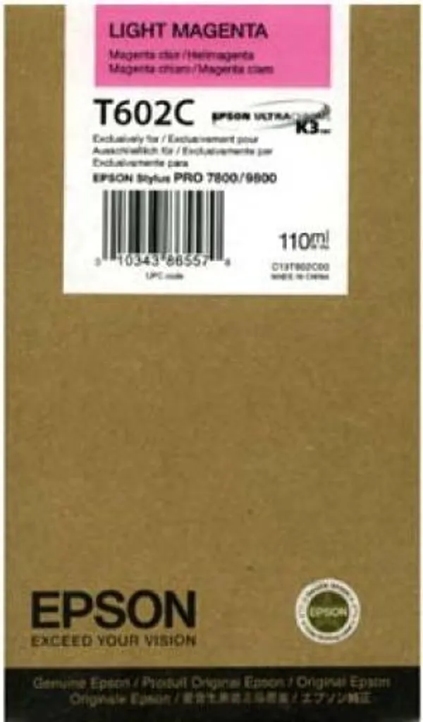 Epson T602C violet clair T5626 : finissez-en avec les teintes ternes