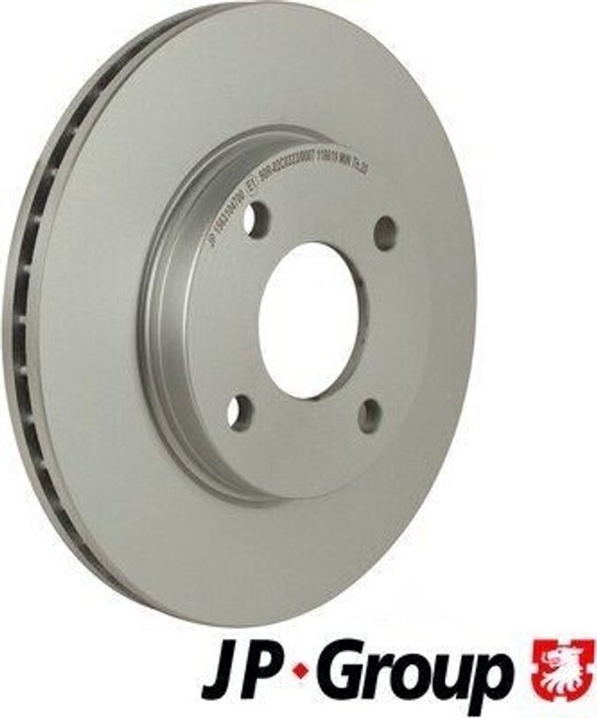 2x JP GROUP Bremsscheibe 1563104700 vorne für FORD FOCUS (DAW DBW) FUSION (JU_)