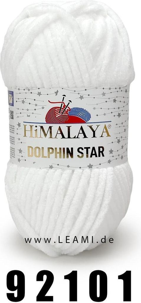 Himalaya Dolphin Star 100g/120m (Glitzer) 92101 weiß Produktbild 