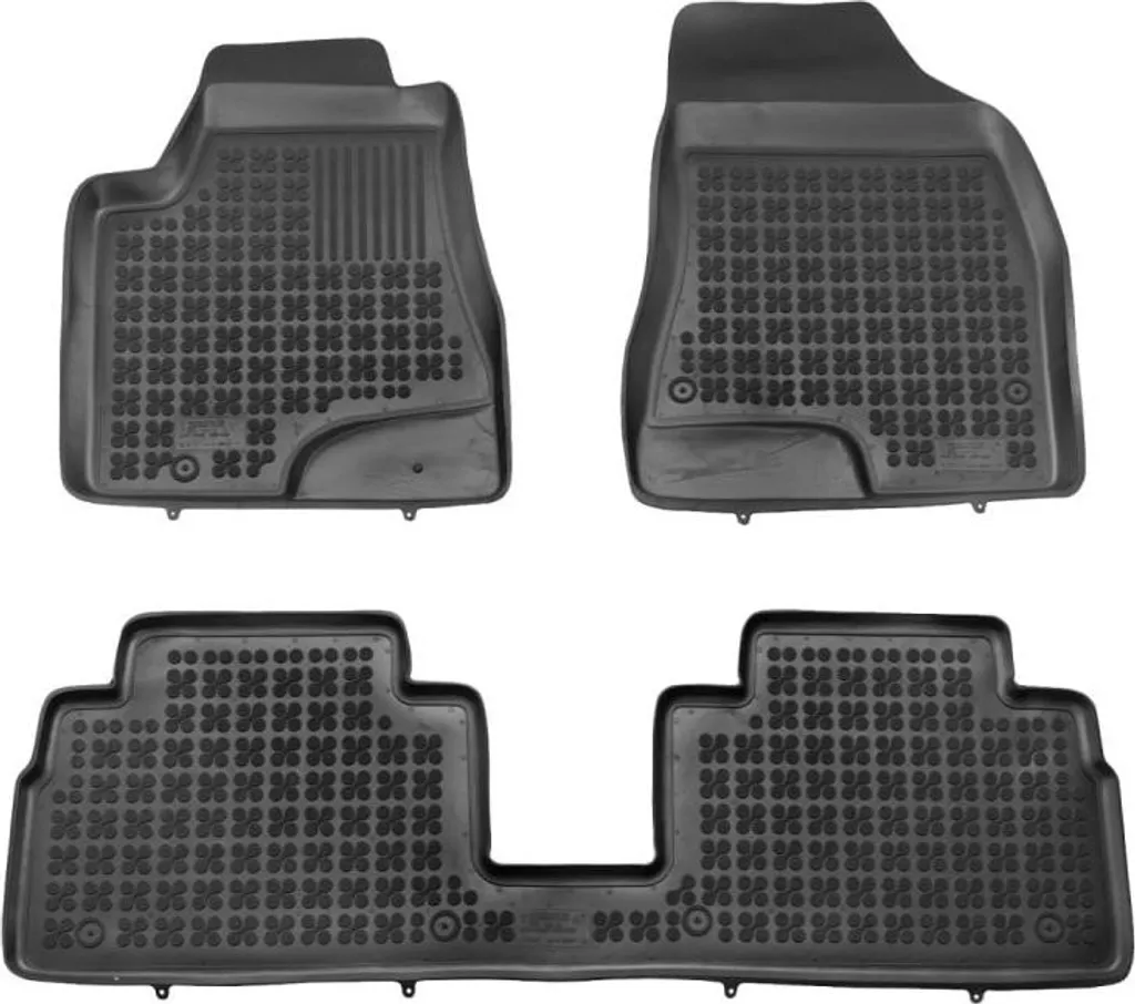 Tappetini Auto in Gomma Nera NUOVI - Set Completo 4 Pezzi Universali