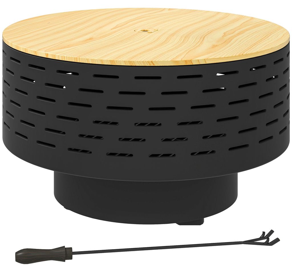 Outsunny 3-in-1 vuurkorf, diameter 60 x 39 cm, met Productafbeelding 