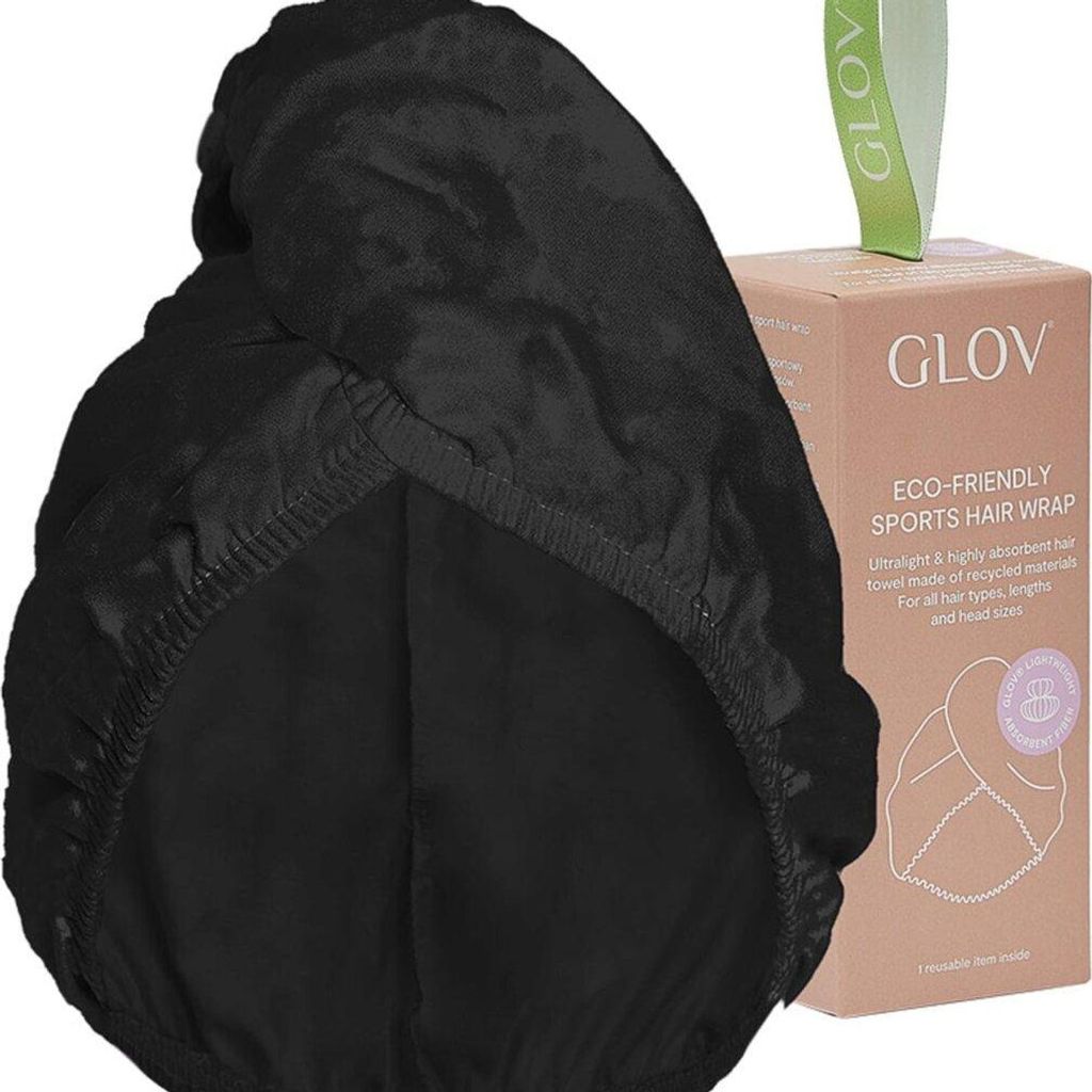 Towel Sport Black ( Hair Wrap) Produktbild 