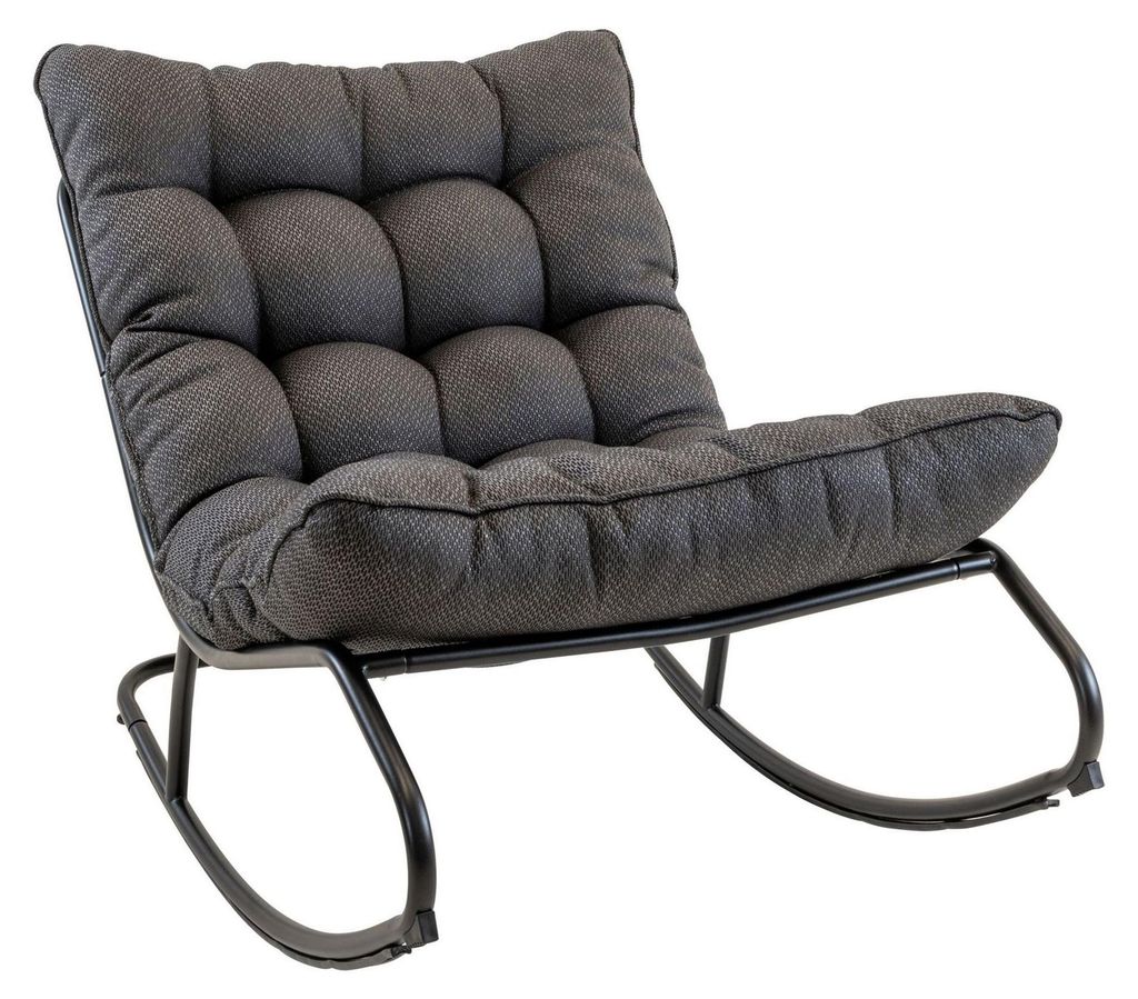 Lesli Living Schaukelstuhl Zenzi schwarz - 41244 Produktbild 
