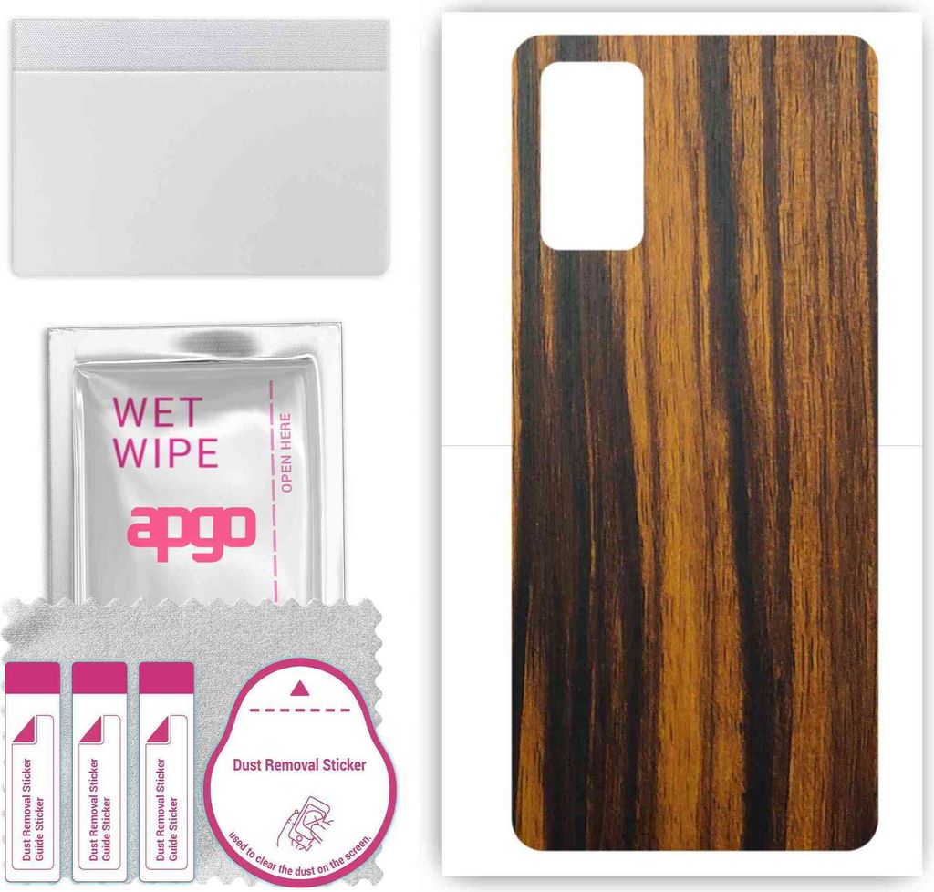 apgo Rückseite Schutzfolie, Skin, kompatibel mit Realme V15 RMX3093, Hinten Displayschutzfolie aus Vinylfolie, kratzfest, einfache Montage - Tiger...