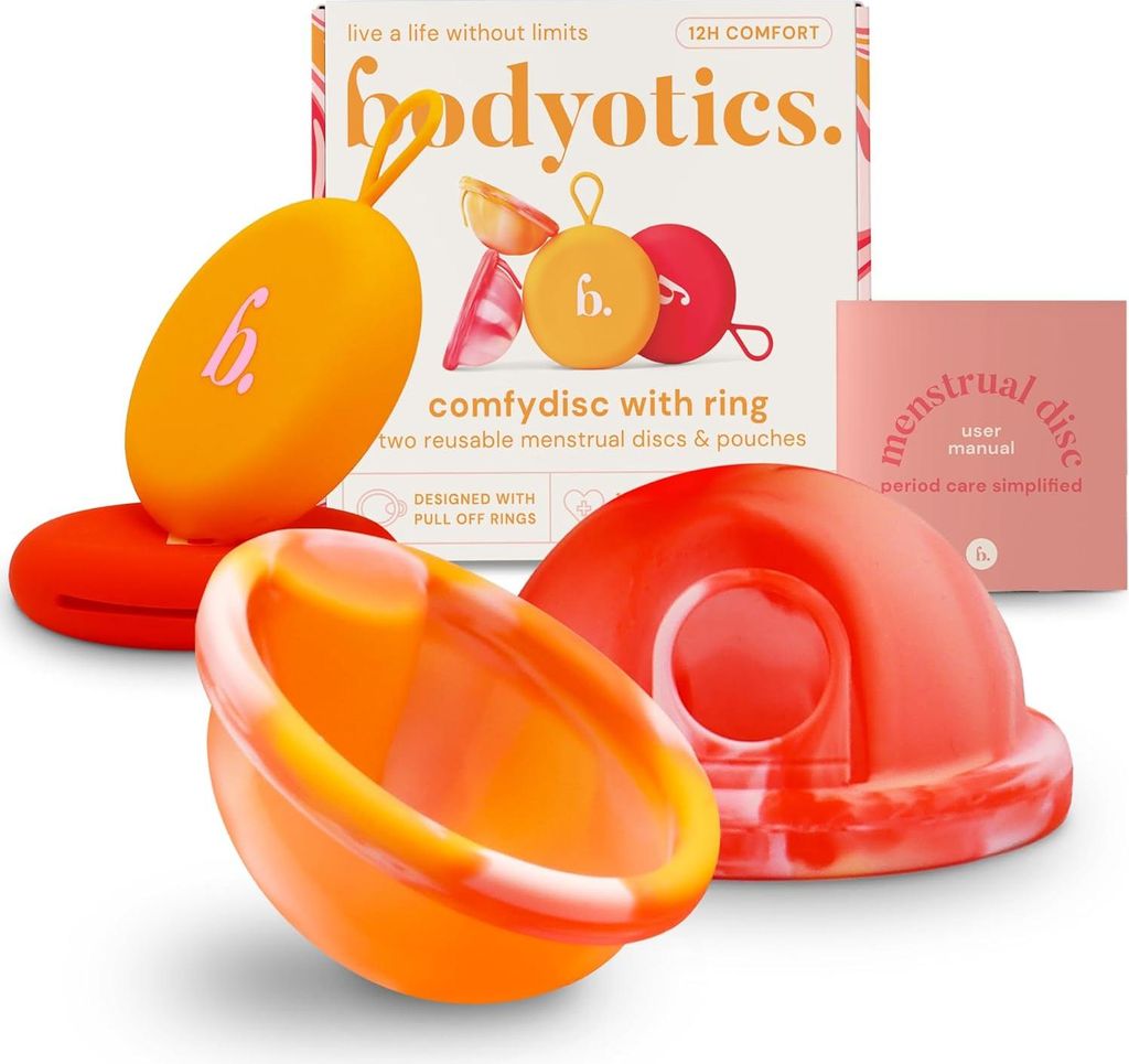 Bodyotics Disco mestruale riutilizzabile, confezione da 2 Immagine del prodotto 
