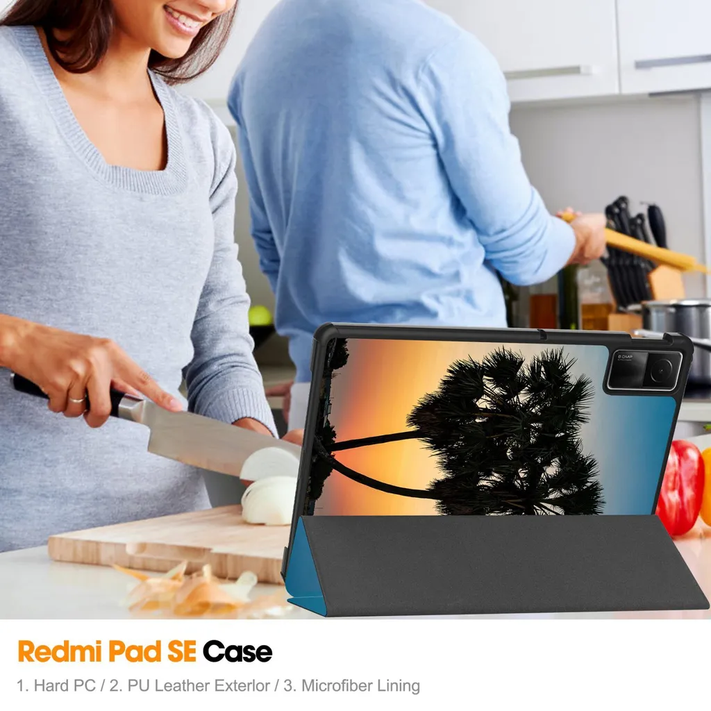 Custodia Elegante Xiaomi Redmi Pad SE 11 2023 Smart Cover Slim - 7