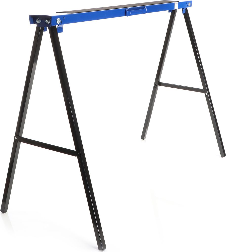 XPOtool 2x Klappbock aus Stahl 250 kg Traglast pro Paar, 2er Set Gerüstbock 995 x 480 x 785 mm, Arbeitsbock klappbar für Werkbank, Sägen, Garten...