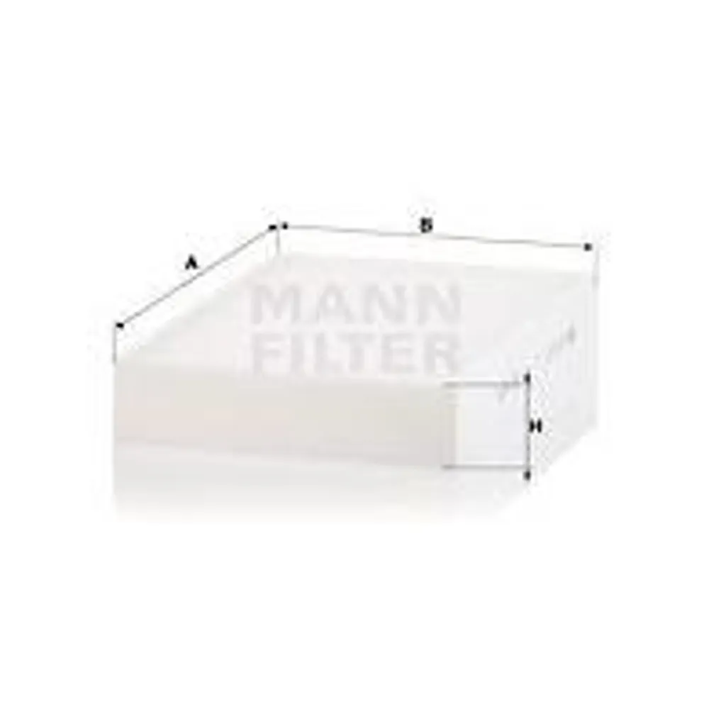 Filtre d'habitacle MANN-FILTER CU 28 016 contre la buée et les odeurs