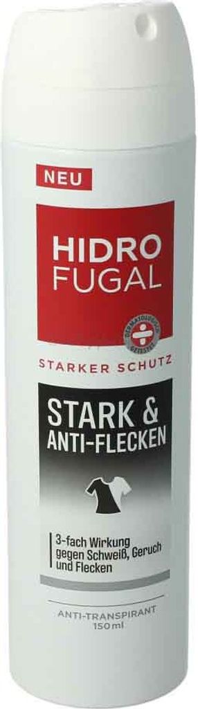 Hidrofugal Stark und Anti Flecken Anti Transpirant Spray 150ml