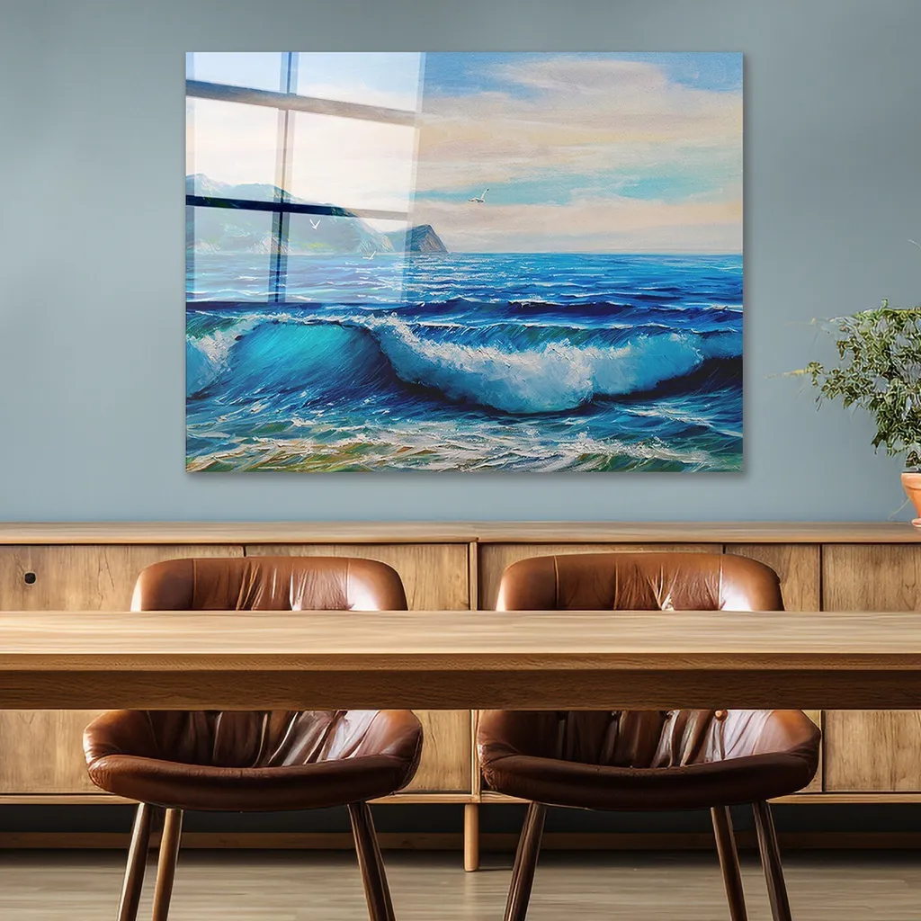 Tableau en Verre Incassable 70x100 cm : Déco Murale Durable et Facile