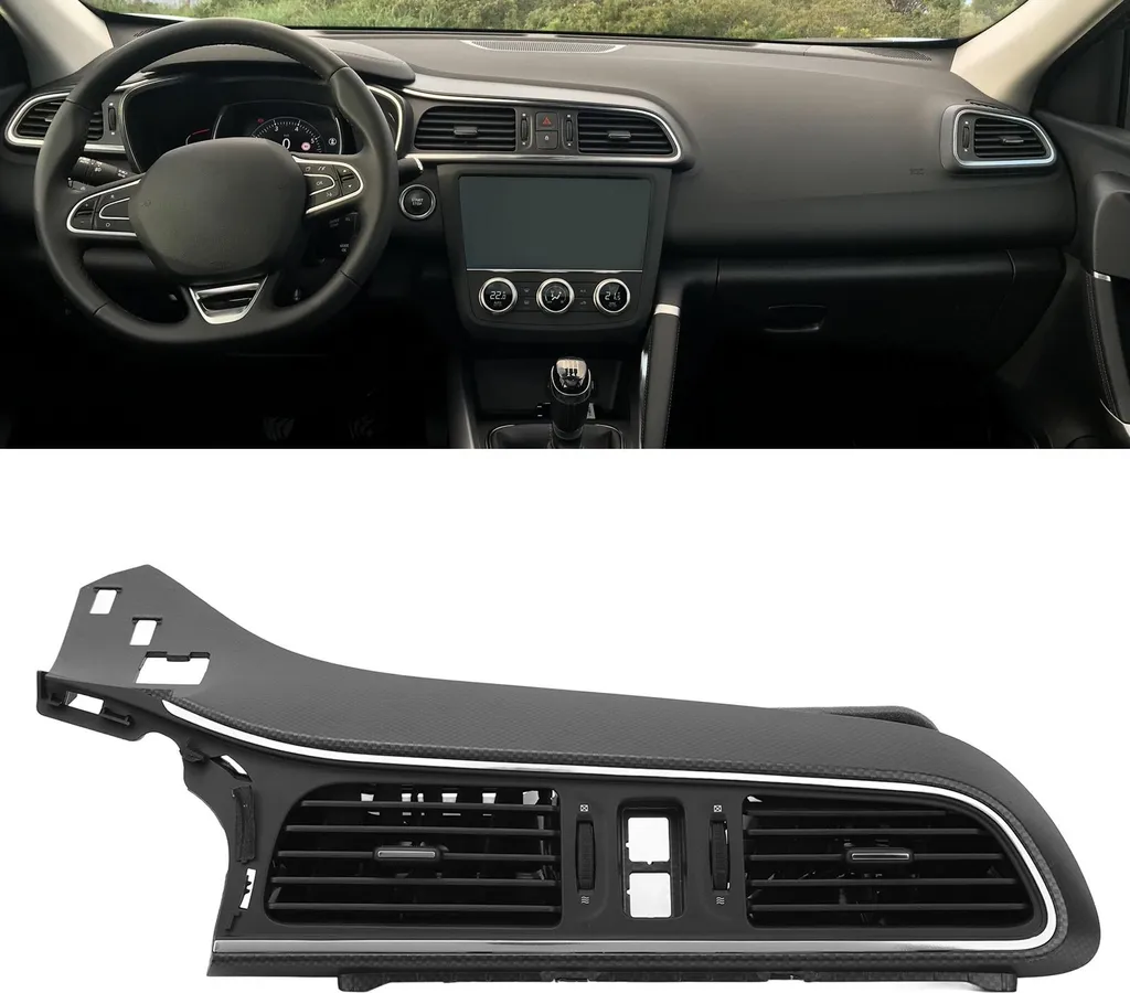 Aérateur de tableau de bord réglable pour Renault Kadjar 2015 à 2022
