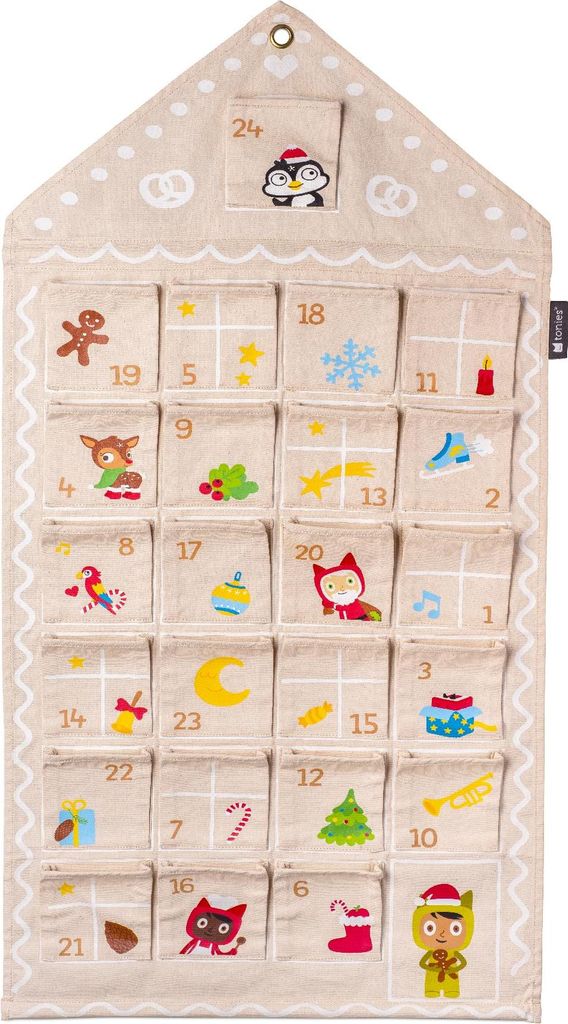 tonies Adventskalender Lebkuchenhaus, Geschenktasche, Produktbild 