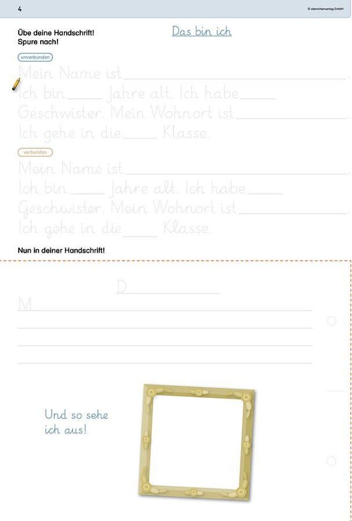 Ich kann richtig schön schreiben - Grundschrift Zdjęcie produktu 