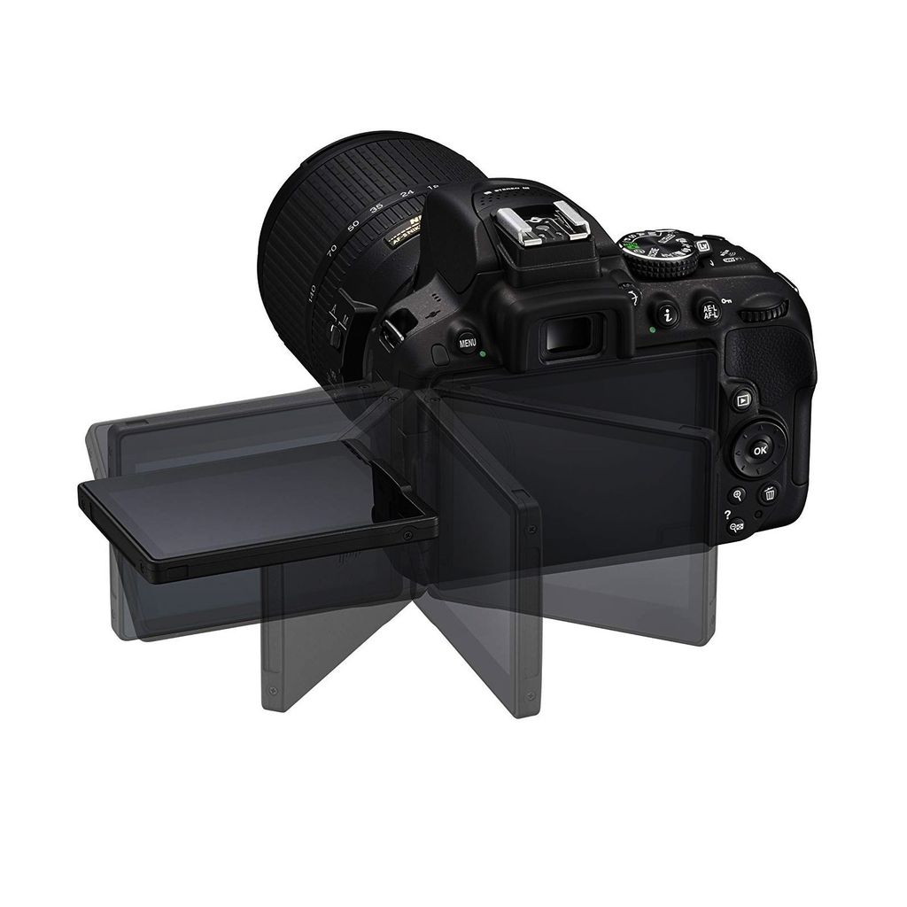 Nikon D5300 + AF-S DX NIKKOR 18-140mm VR, 24,2 MP, 6000 x 4000 Pixel, CMOS, 7,8x, Full HD, Schwarz
