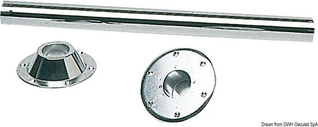 Osculati Table Leg 70cm Tisch für Boote, Stuhl für Boote