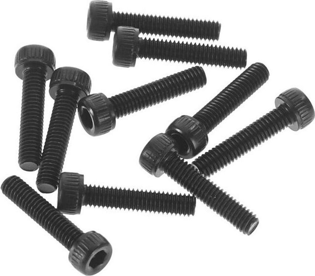 Axial AX31398 M2.6x12mm Cap Head Screw Black (10)