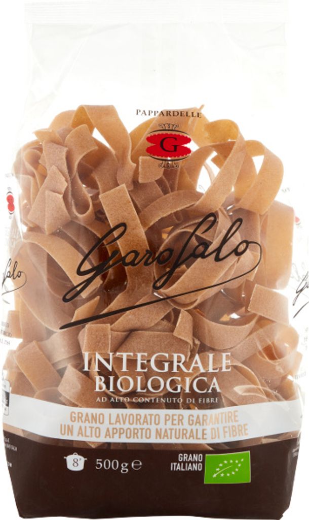 Vollkorn Pappardelle Nudeln 500g - Garofalo Produktbild 