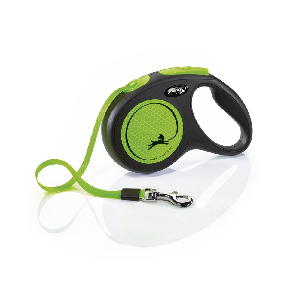Flexi New Neon M pásek 5 m zelené 25 kg Obrázek produktu