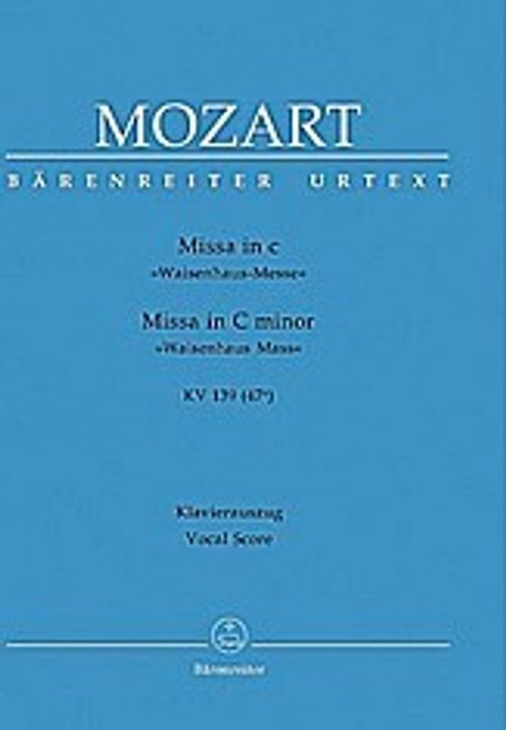 Missa c-Moll KV139 : für Soli, gem Chorund Orchester